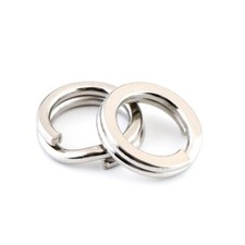 0.7mm x 3.7mm Fishing Split Rings,100Pcs 304 Stainless Steel Double Flat Ring