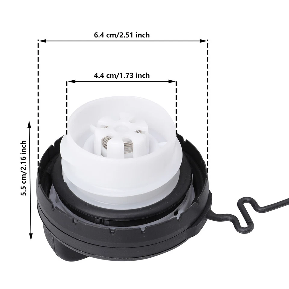 For 2015 - 2021 Toyota Tundra Gas Tank Fuel Filler Cap new OEM 77300-07030 Foto 2 de 4