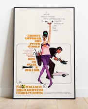 Listing image for How To Steal A Million Audrey Hepburn Peter O'Toole Movie Photo Poster Up To 36"