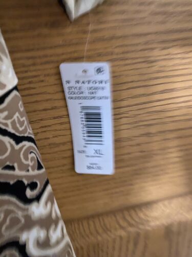 N - NATORI - "KALEIDOSCOPE" PATTERN - EARTH TONES PAJAMA SET - SIZE XL - NWT!! - Picture 2 of 2