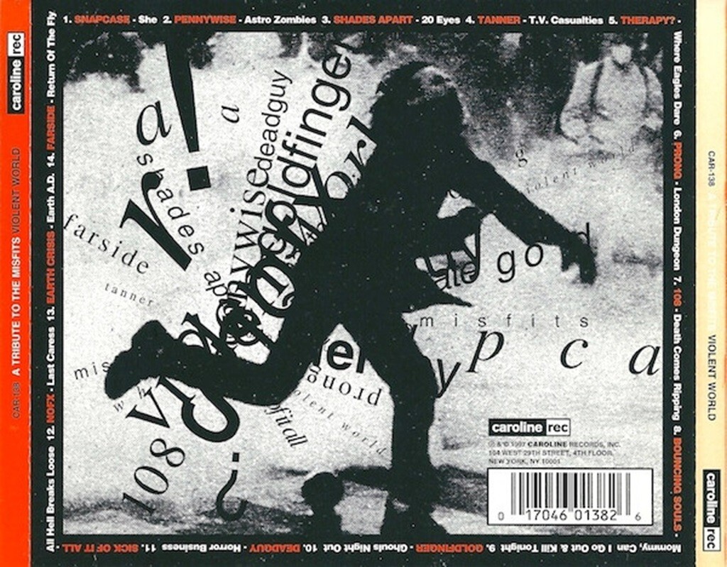 洋楽 Violent World ~ A Tribute To The Misfits Violent World - A Tribute To The Misfits Cd | eBay