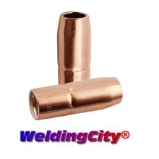 WeldingCity® 2-pk MIG Welding Gun Nozzle 169725 5/8" for Miller M-25/M-40 Hobart
