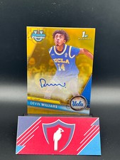 2023-24 Bowman U Chrome Devin Williams Prospect Auto True Gold Refractor #27/50