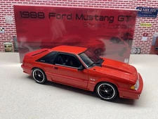 1/18 ACME 1988 Ford Mustang GT Street Fighter Red Black Interior 19002 INSPECTED