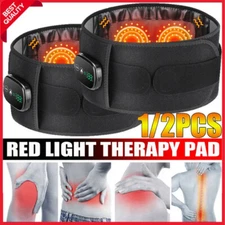 Massage Belt Electric Infrared Heated with Back Support Waist Vibration Massager
