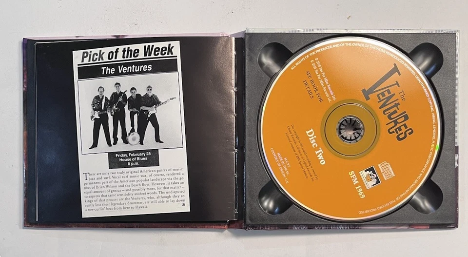 The Ventures The Ultimate Collection (2-CD, See for Miles Records, U.K.) Tested - Image 3 of 4
