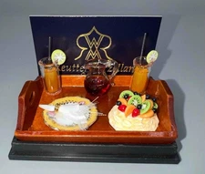 MINIATURE DOLLHOUSE 1:12 SCALE REUTTER GARDEN DESERT TRAY - 1.615/8