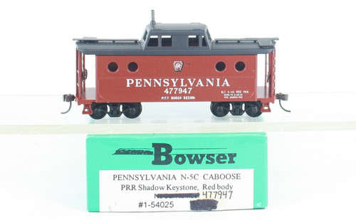 HO Bowser 54025 Pennsylvania RR N-5c Caboose Shadow Keystone #477947 | Zustand: Used