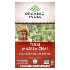 Tulsi Masala Chai Tea, 18 Infusion Bags, 1.33 oz (37.8 g)