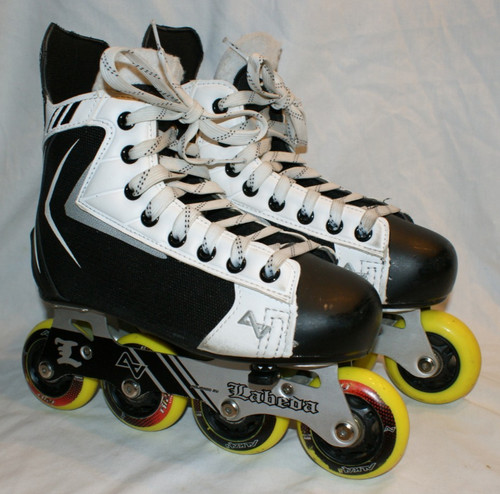 Alkali RPD Lite R Black White Roller Hockey Skates Lace Up Size JR2 thru JR5