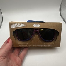 Mud Pie White Red  Blue Sunglasses  Neoprene Neck Strap 2-5 Years NEW