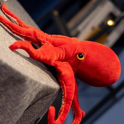 40/75cm Realistic Octopus Plush Toy Soft Stuffed Sea Animal Kids Gift, - Afbeelding 6 van 8