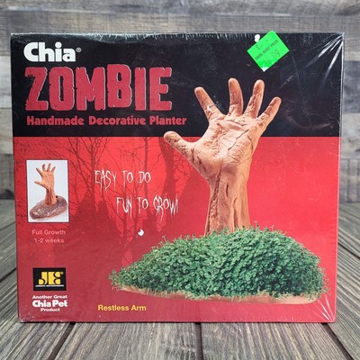Chia Pet Zombie Restless Arm Planter Horror Halloween Hand Decoration 2014