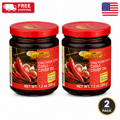 Lee Kum Kee Chiu Chow Style Chili Crisp Oil 7.2 oz Hot Chili Sauce choose Pack