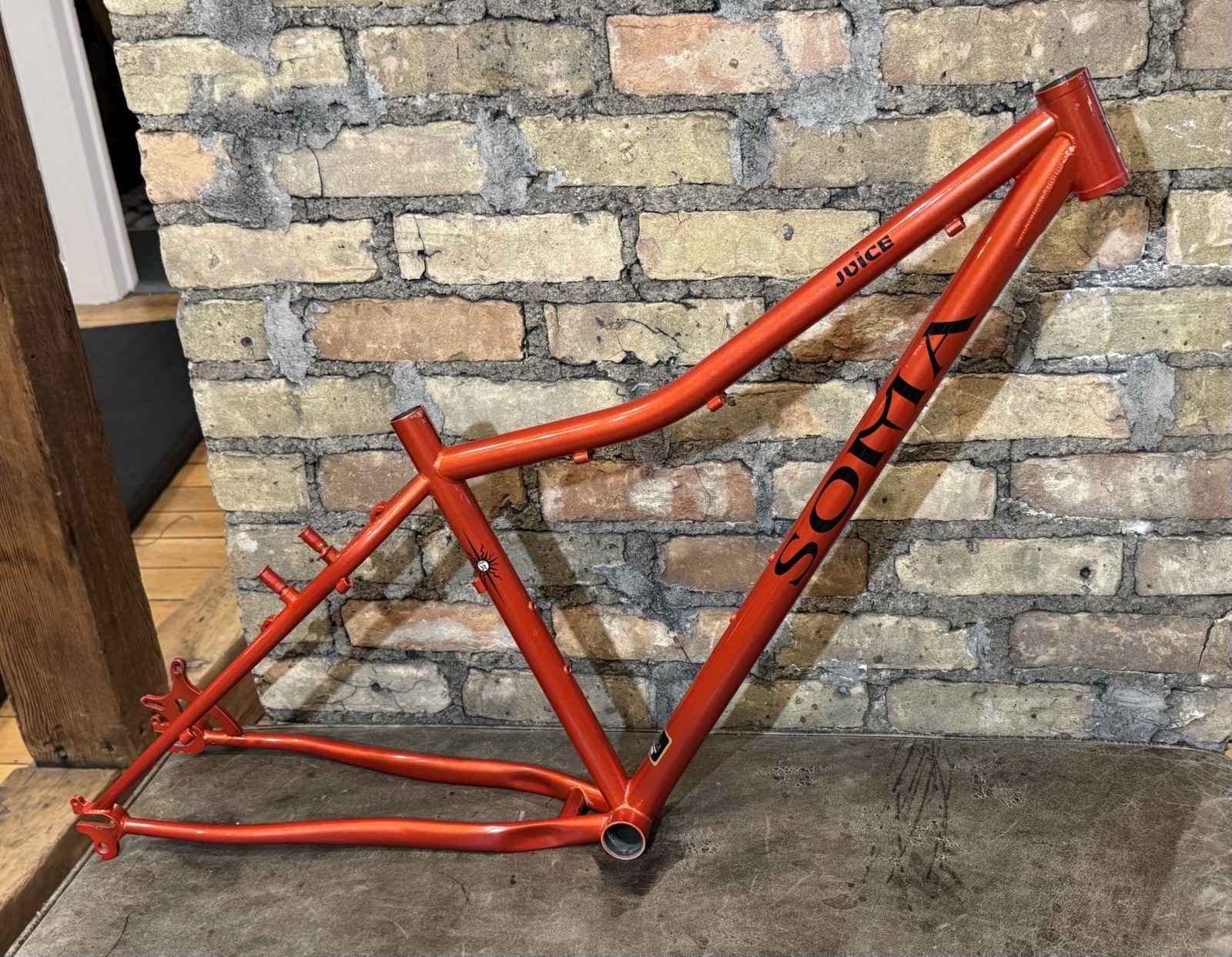 SOMA Juice Mountain Bike Frame - 16&rdquo;, 29er, Steel, Orange