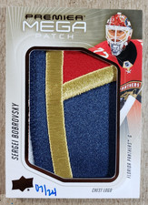 2024-25 Upper Deck Premier Sergei Bobrovsky Game Used Mega Patch /24 Chest Logo