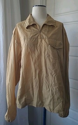 Mcgregor Windbreaker Pullover Nylon 1/4 Zip Tan Vintage U.S.A.