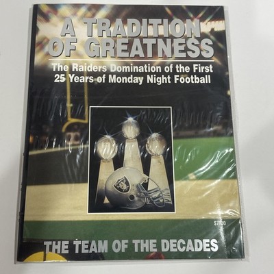 Tradition of Greatness magazine Oakland Raiders Team of the Decades Sony NFL new