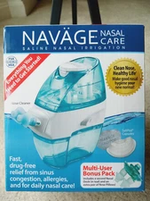 Navage Nasal Care Saline Nasal Irrigation Cleaner / Model: SDG-2 / New & Sealed
