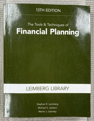 Tools and Techniques of Financial Planning, 13th Edition by Michael S. Jackson,