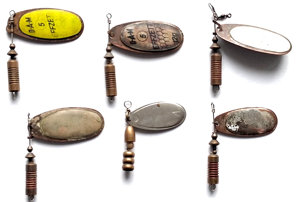 22 alte Spinner DAM EFFZETT MEPPS 4 bis 16g zum neu beringen r als Ersatzteile - Bild 4 von 4