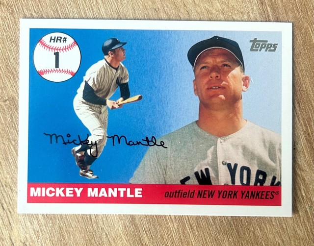 2006 Topps #MHR1 Mickey Mantle Mickey Mantle Home Run History New York