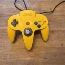 Official Yellow Nintendo 64 N64 Controller