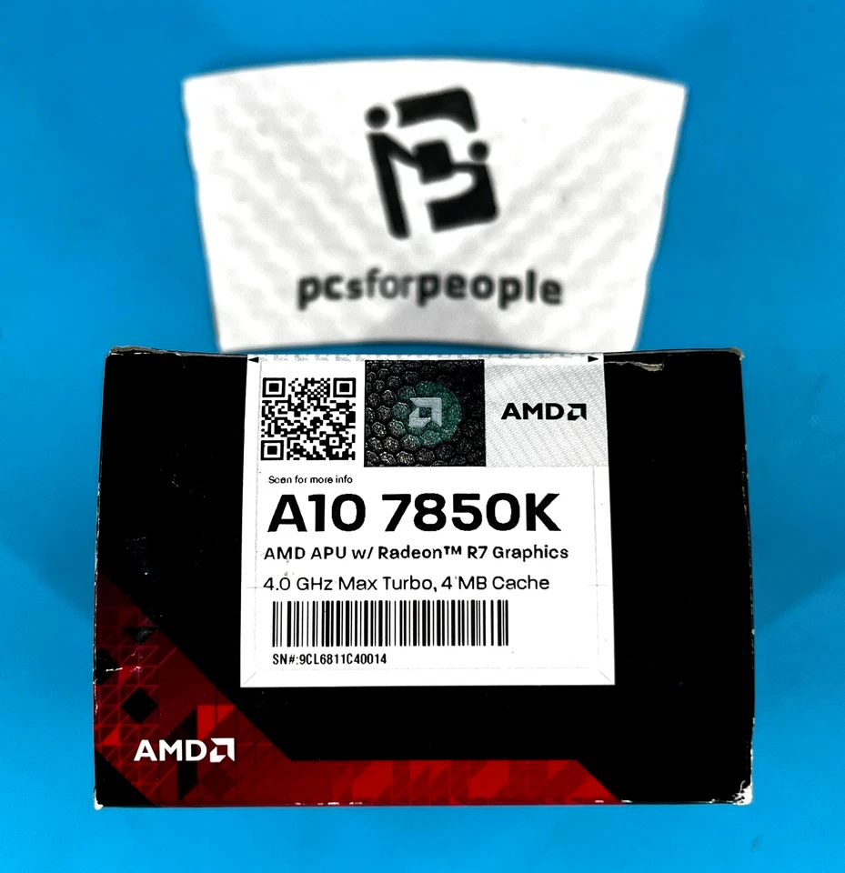*Socket de procesador APU AMD A10-7850K Radeon R7 FM2+ CPU de cuatro núcleos de 3,5 GHz sellado* Foto 4 de 4