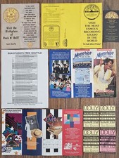 Elvis Presley Sun Records & RCA Studios Brochures Memphis Nashville TN EXC Cond