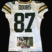 Romeo Doubs GAME WORN 12/15/24 PHOTO MATCHED + Signed Packers Jersey vs Seahawks