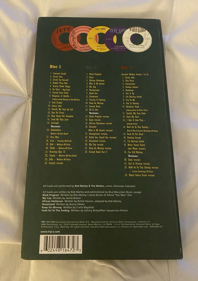 Bob Marley & The Wailers Grooving Kingston 12 JAD Masters (3 CD Box Set) 2004 - image 2 of 4