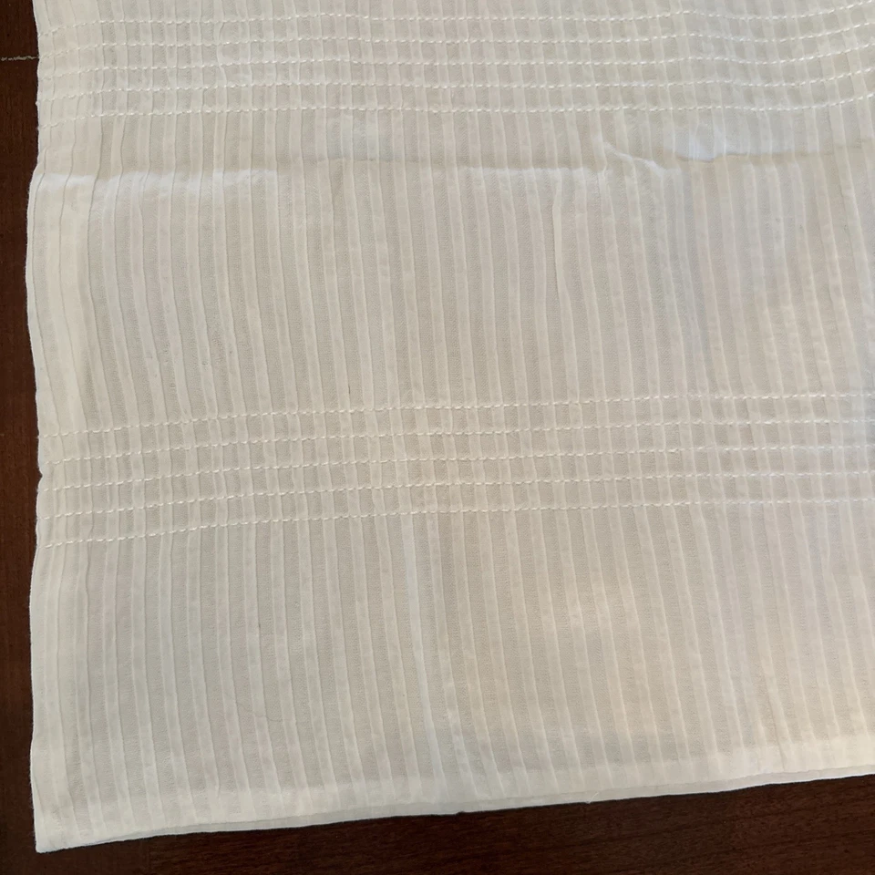 Hotel Collection KING Sham 20x36 Rayas Texturizadas 100% Algodón Foto 2 de 4