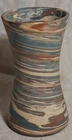 Vintage NILOAK ART POTTERY Vase Mission Swirl MCM 5.5" Signed Beauty!