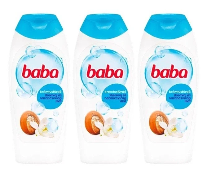 3XBABA DUSCHGEL MIT SHEABUTTERDUFT 3X400ML - Bild 1 von 1