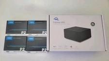 OWC Express 4M2 NVMe Enclosure - 4TB, Barely Used, Plus SoftRAID , Crucial NVMe