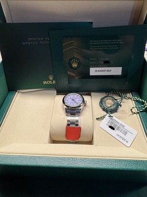 NEW 2025 Rolex Oyster Perpetual Model 276200 28mm Lavender Color Dial