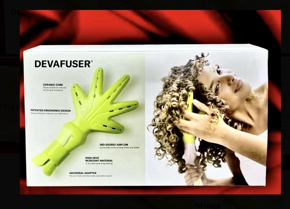 DevaCurl DevaFuser Attachment  Universal Curly Hair Dryer Diffuser for All Curls - Image 4 of 4