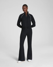 SPANX Full Zip Track Jacket Very Black NWT - NO IMPORT FEE FREESHIPPING