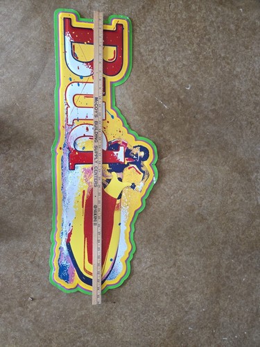 Rare 1992 Budweiser Bud Beer Jet Ski Wave Runner Metal Sign Vintage Man Cave! - Picture 8 of 9