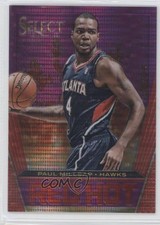 2013-14 Panini Select Red Hot Purple Prizm 94/99 Paul Millsap #15 2u3