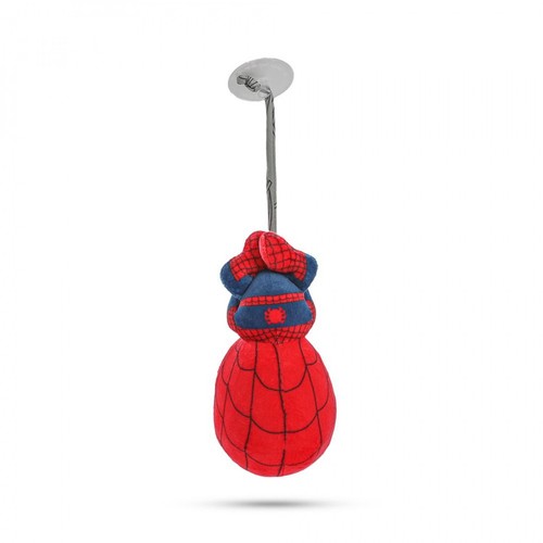 Spider-Man 6 Zoll Fensterklingel Upside Down Phunny Plüsch rot - Bild 3 von 5