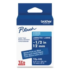 Brother International TZE535CS Tze Laminated Removable Label Tapes, 0.47" X 26.2