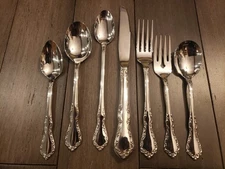 7 Piece ONEIDA MANSION HALL STAINLESS FLATWARE 1 Place Setting