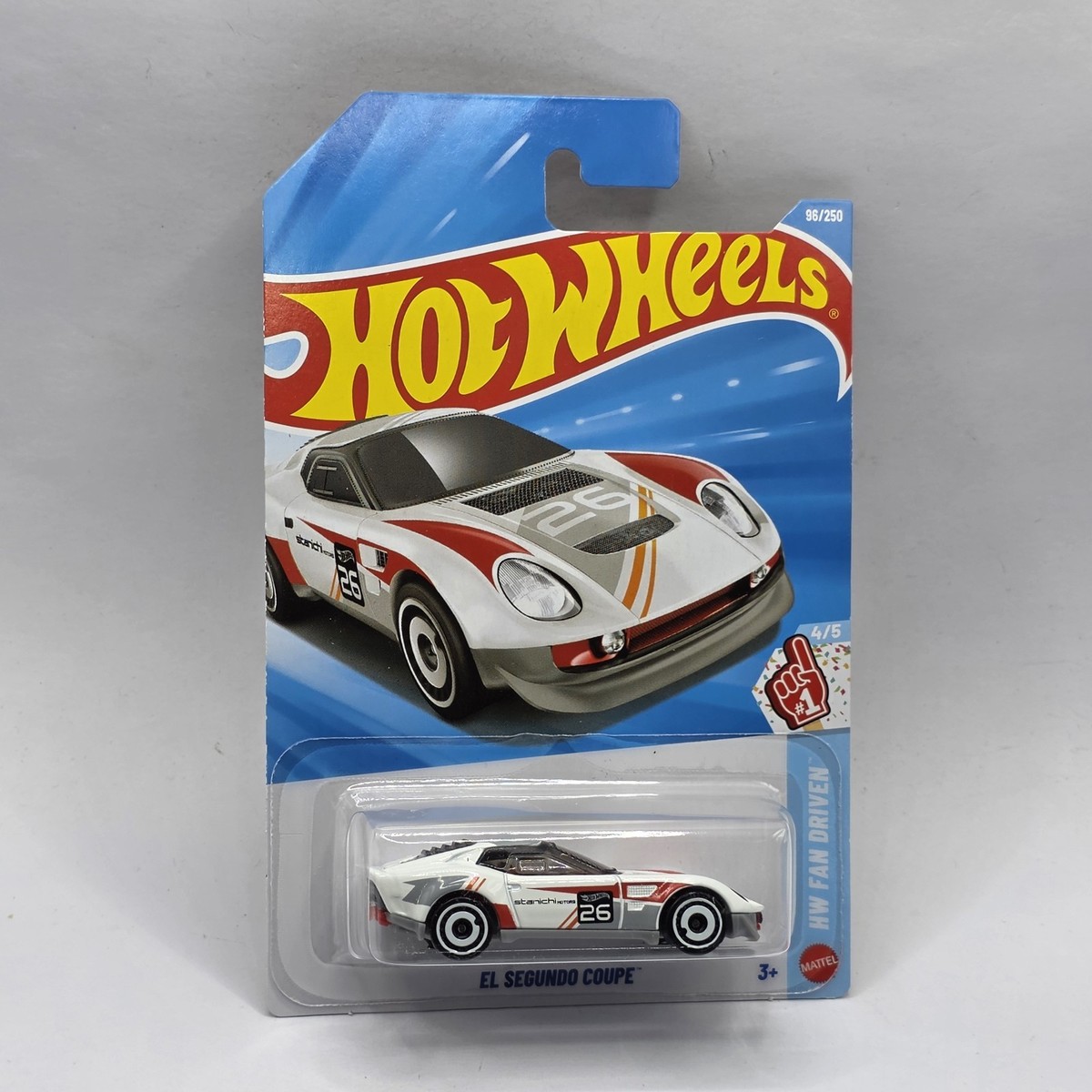 HOT WHEELS 2026 EL SEGUNDO COUPE WHITE 96/250 JJJ57 HW FAN DRIVEN