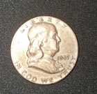 1957 Franklin Half Dollar Circulated Fine