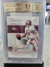 2002 Playoff Prime Signatures Joe Montana  Prime Cuts Signatures 1/5 Auto 49ers