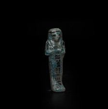 UNIQUE EGYPTIAN ARTIFACTS OF AUTHENTIC PHARAONIC STATUE OF EGYPTIAN USHABTI BC