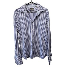Ted Baker Endurance Striped Button Down Shirt size 17.5