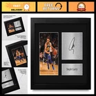 Framed Autographed Steph Curry Picture - Golden State Warriors Basketball Gift,