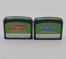 LeapFrog iQuest Cartridges Grade 6-8 Math Science Bundle - Middle School Prep